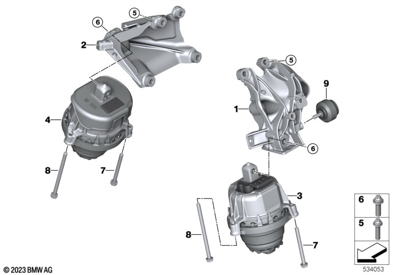 Подвеска двигателя