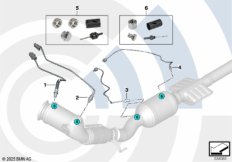 Ремкомплект прив. фланца д/дат.отр.газов