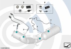 Ремкомплект прив. фланца д/дат.отр.газов