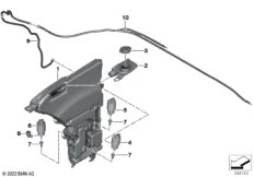 Детали бачка стеклоомывателя