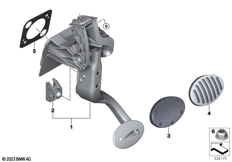 Педальный механизм АКПП