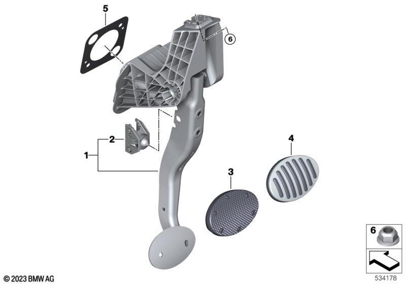 Педальный механизм АКПП