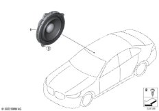Детали стереосистемы на Зд двери