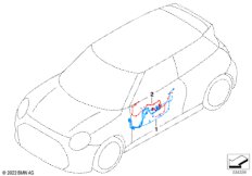 Жгут проводов двери