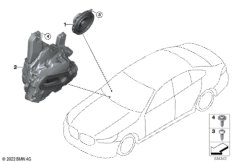 Детали стереосистемы на Пд двери