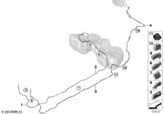 Топливопровод/ элементы крепления