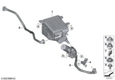 Фильтр с акт.углем/вентил.с.подачи топл.