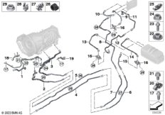 Контур сист.охлаждения в/вольтн.системы
