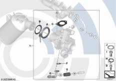 Монтажный комплект турбонагнетателя