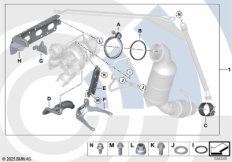 Монтажный комплект турбонагнетателя