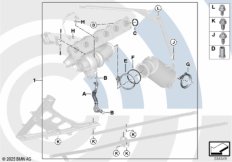 Монтажный комплект турбонагнетателя