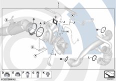 Монтажный комплект турбонагнетателя