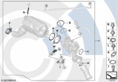 Монтажный комплект турбонагнетателя