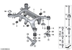 балка заднего моста