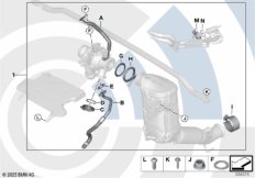 Монтажный комплект турбонагнетателя