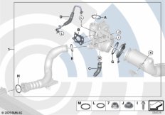 Монтажный комплект турбонагнетателя
