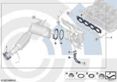 Монтажный комплект турбонагнетателя