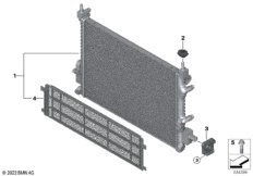 Крепеж радиатора охлаждающей жидкости