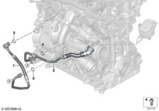 Система охлаждения турбонагнетателя