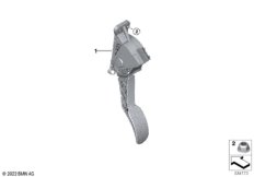 Привод педали аксел./модуль педали акс.