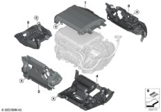 Звукоиз. кожух электромашины пер. моста