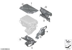 Звукоиз. кожух электромашины задн. моста