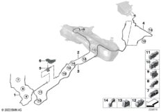 Топливопровод/ элементы крепления