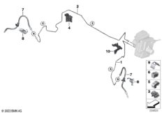 Трубопровод тормозного привода Пд