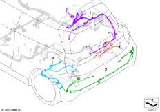 Рем.кабель основн.жгут проводов - сзади