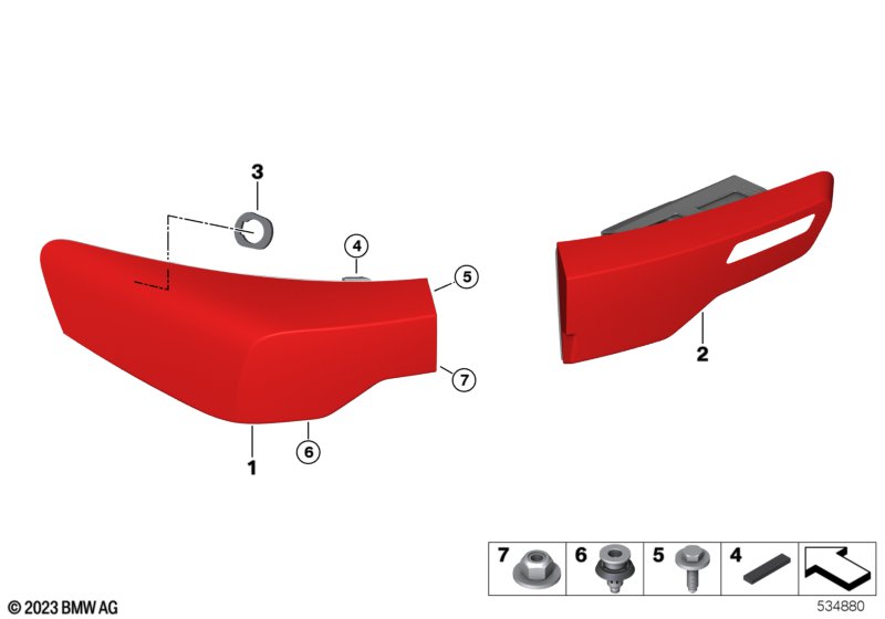 U10 фонарь левый внешний