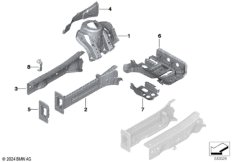Колесная ниша/лонжерон