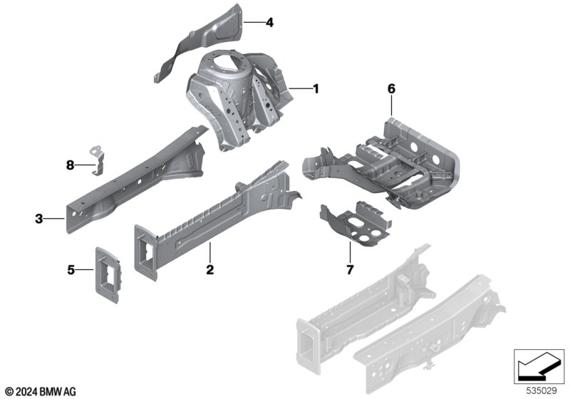 Колесная ниша/лонжерон