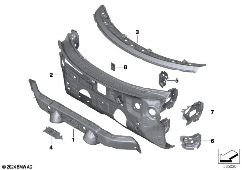 Детали щитка передка