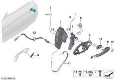 Система замков передней двери