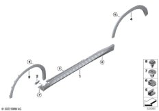Накладка порог / арка колеса