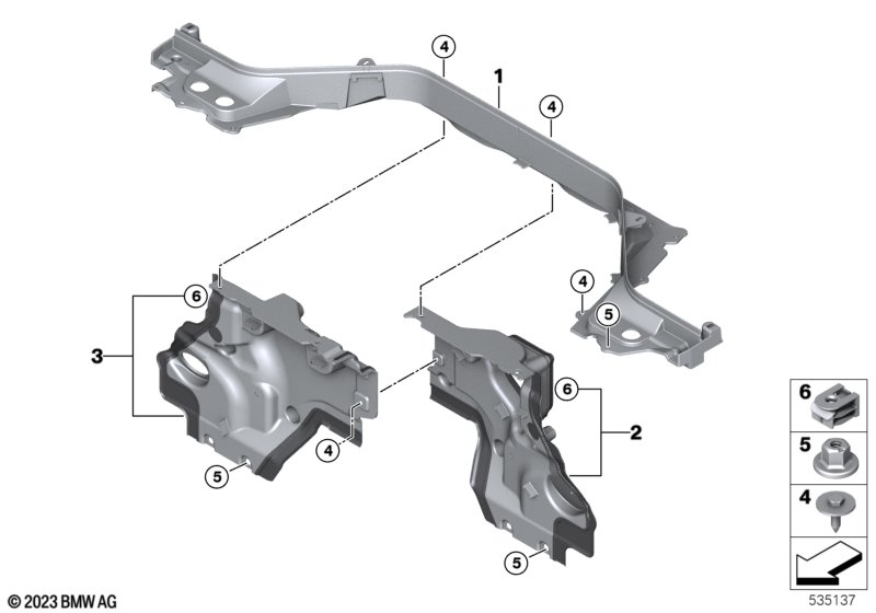 Дополнительные элементы моторного отсека