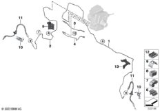 Трубопровод тормозного привода Пд