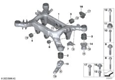 балка заднего моста
