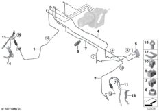 Трубопровод тормозного привода Пд
