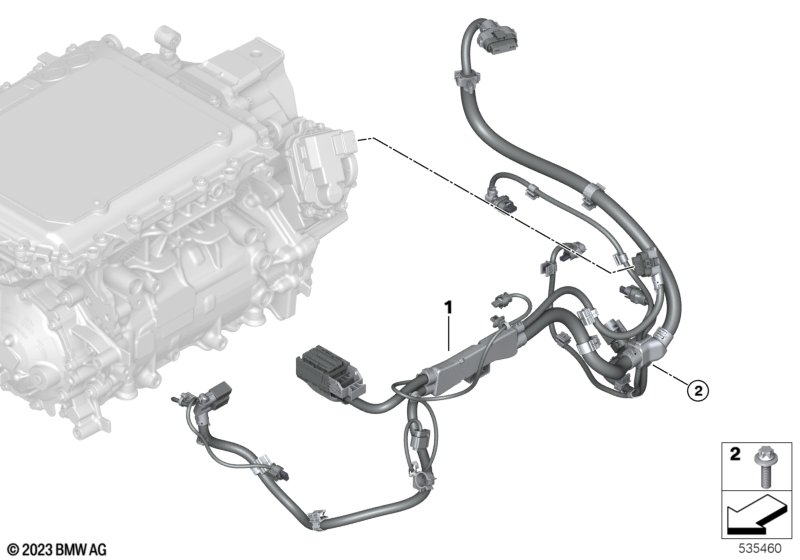 Жгуты проводов для переднего моста