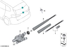 Детали очистителя заднего стекла