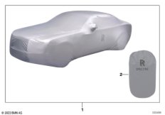 Чехол для автомобиля вне помещ.