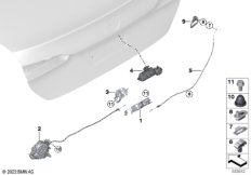 Система замков багажной двери