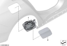 Заслонка заливного отверстия