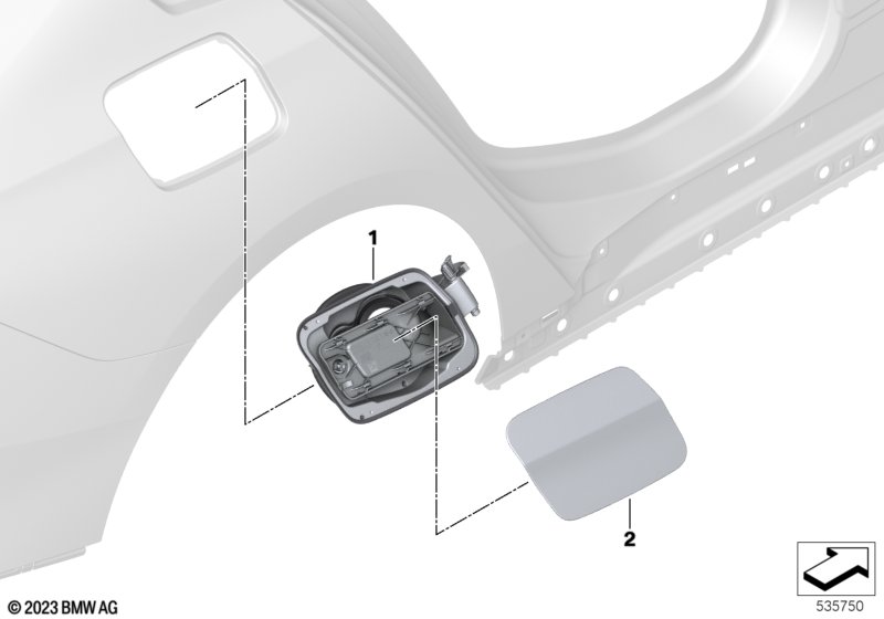 Заслонка заливного отверстия