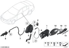 Система замков передней двери
