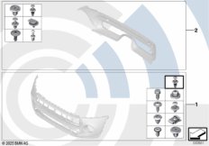 Монтажный комплект бампера