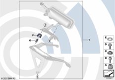 Монтажный к-т дополн.электроотопителя