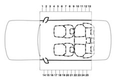 Разные предупрежд. таблички посредине