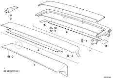 Детали заднего спойлера